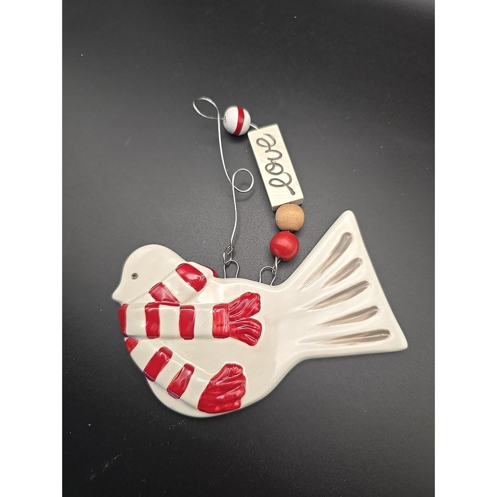 Burton + Burton Carla Grogan Turtle Dove Stocking Hat Christmas Tree Ornament